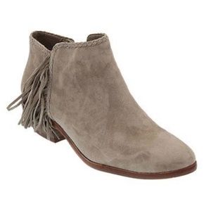 Sam Edelman "Paige" Fringed Ankle Bootie, 7.5M